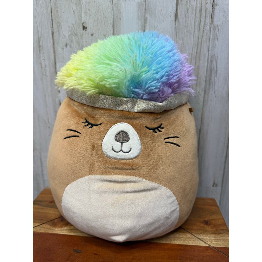 Squishmallows Squish-Doo Bristol the Beaver‎ 10" Plush Toy Multicolor